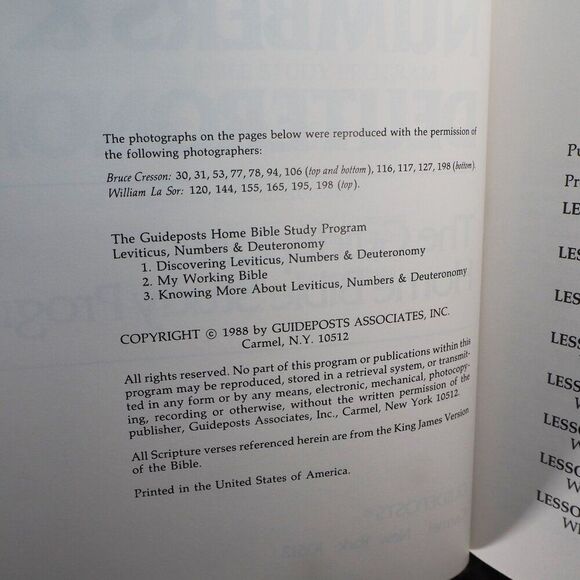 Guidepost Home Study Program: Discovering Leviticus, Numbers, Deuteronomy - Picture 7 of 7